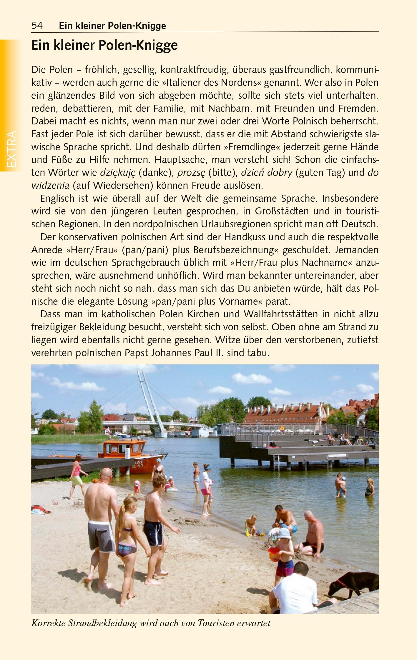 Beispielinhalt (Bild) TRESCHER Reiseführer Masuren