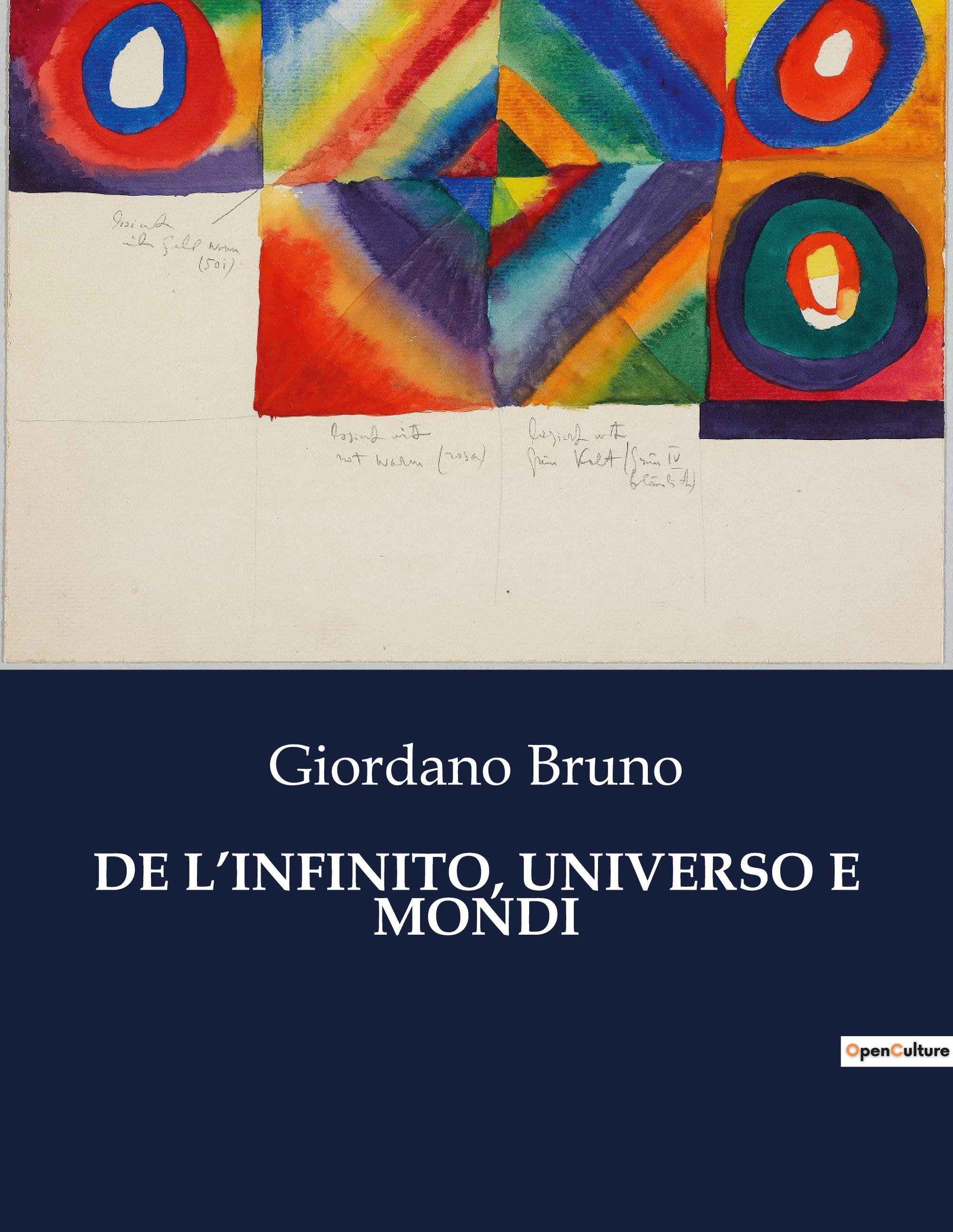 Vorderes Coverbild DE L'INFINITO, UNIVERSO E MONDI