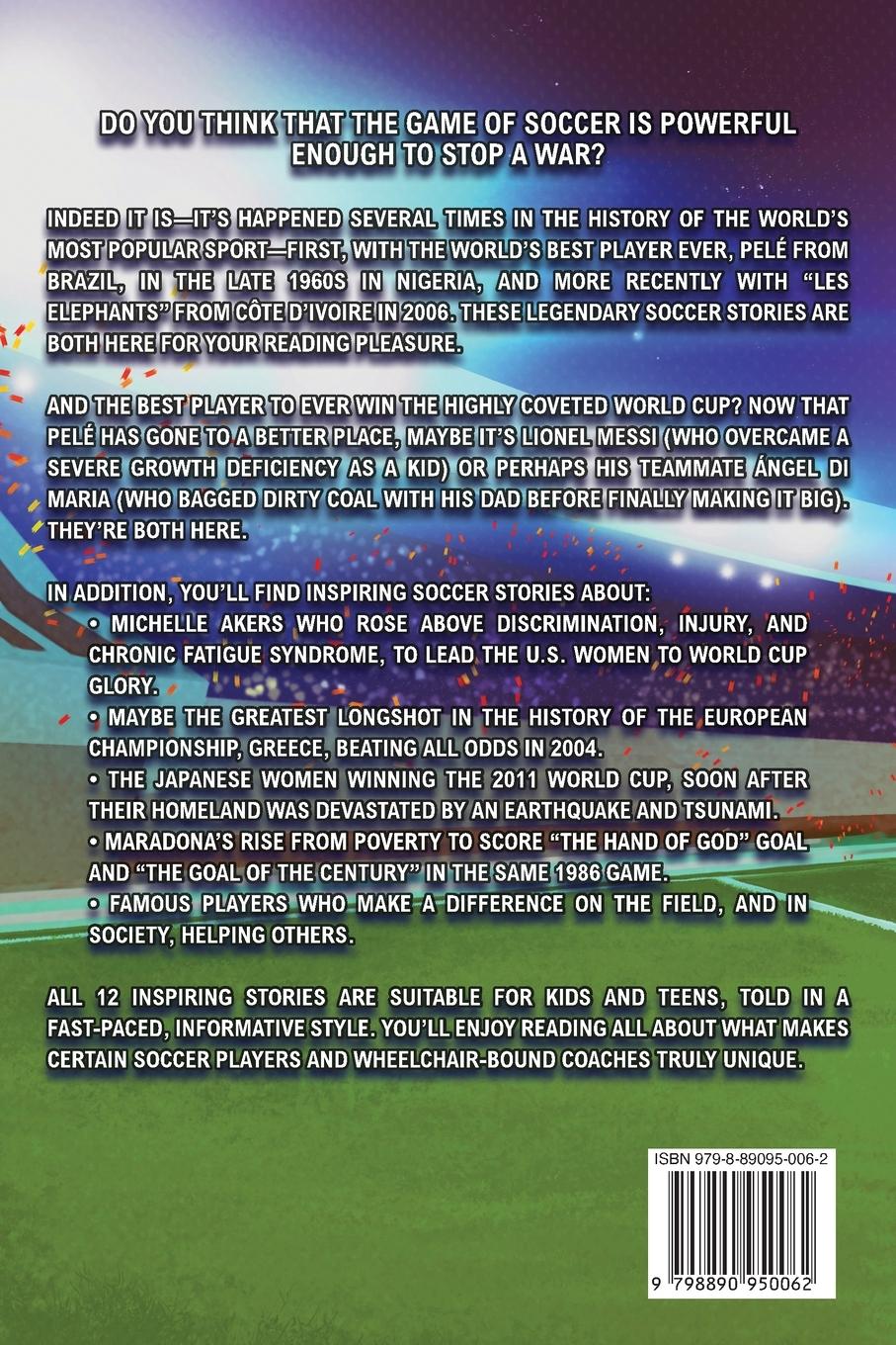 Rückseitencover Inspirational Soccer Stories for Young Readers
