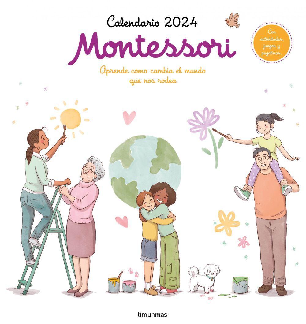 Vorderes Coverbild Calendario Montessori 2024