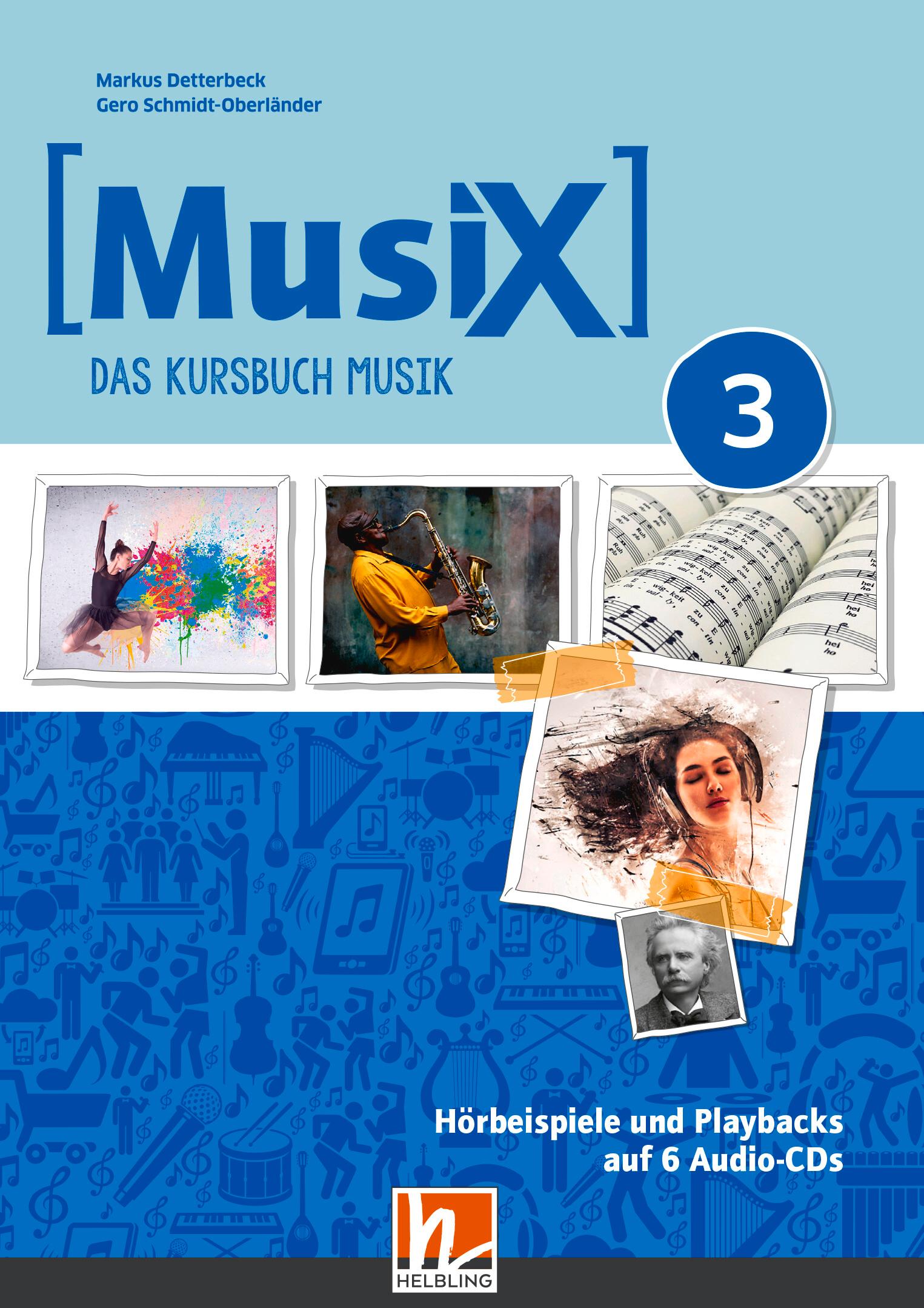 Vorderes Coverbild MusiX 3 (Ausgabe ab 2019) Audio-Aufnahmen