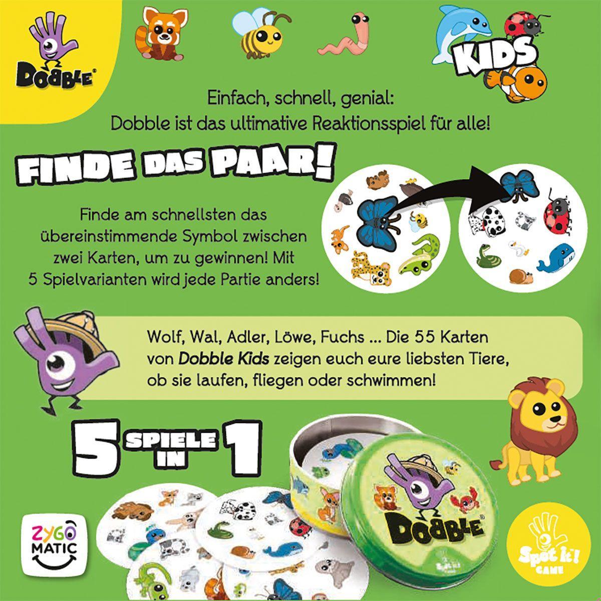 Beispielinhalt (Bild) Dobble Kids