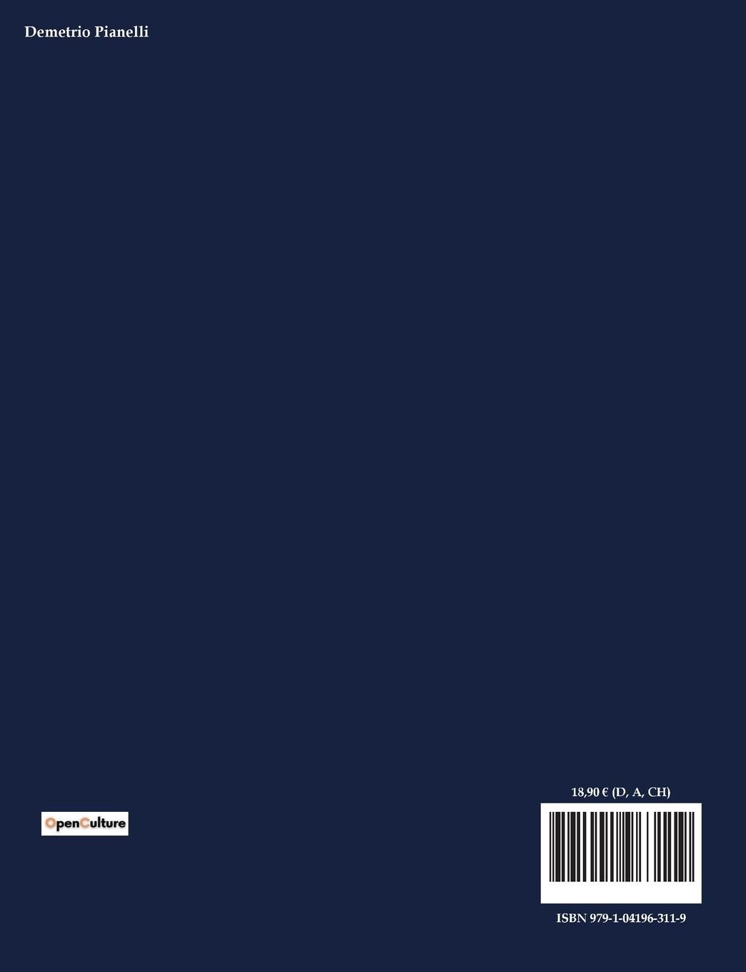 Rückseitencover Demetrio Pianelli