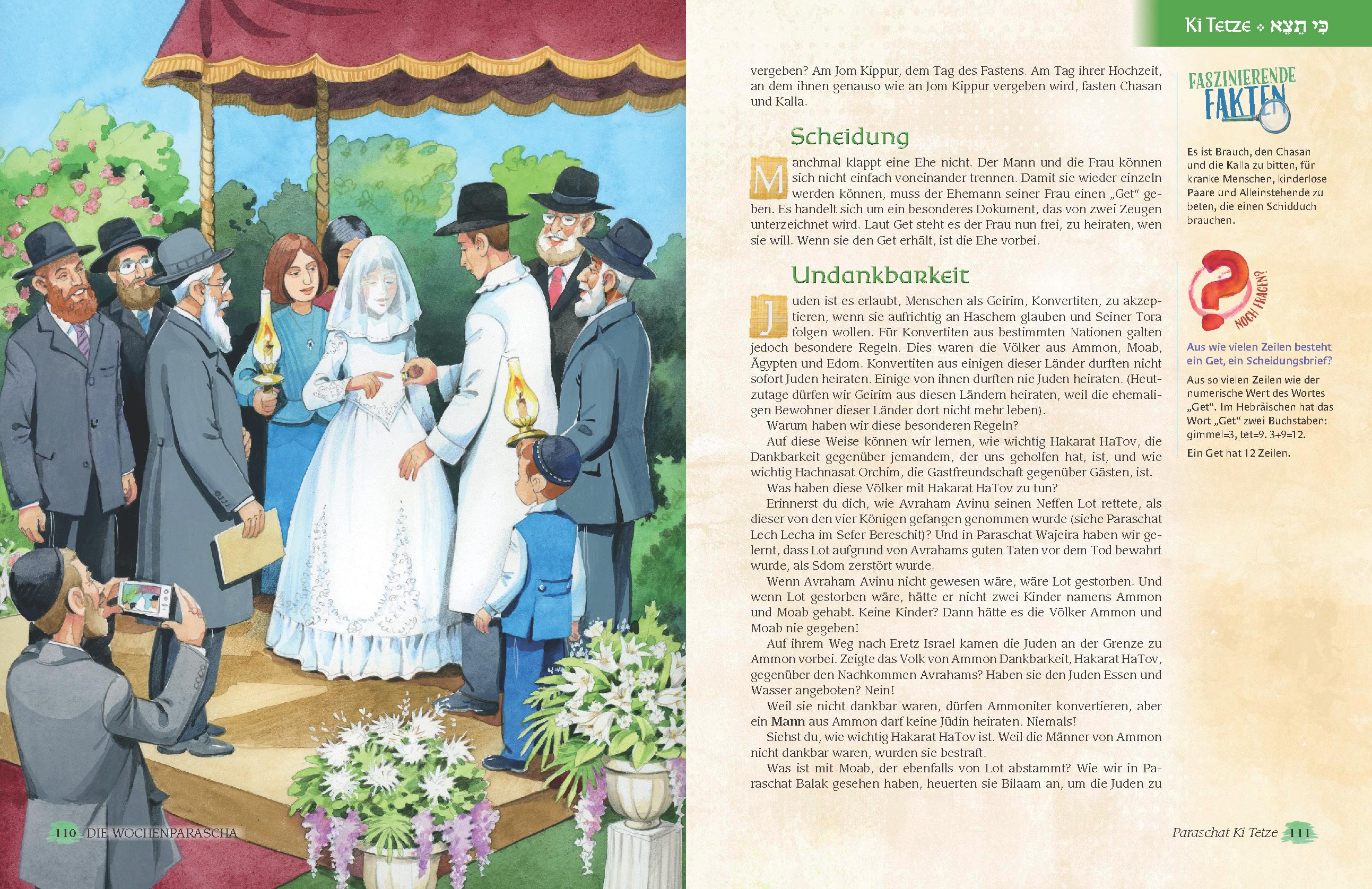 Beispielinhalt (Bild) Die Wochenabschnitte der Tora. Band 5. Buch Dwarim.