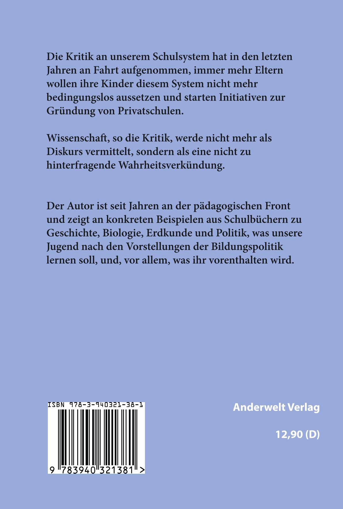 Rückseitencover Mensch, lern das und frag nicht!