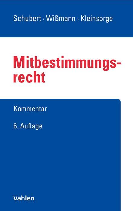 Vorderes Coverbild Mitbestimmungsrecht