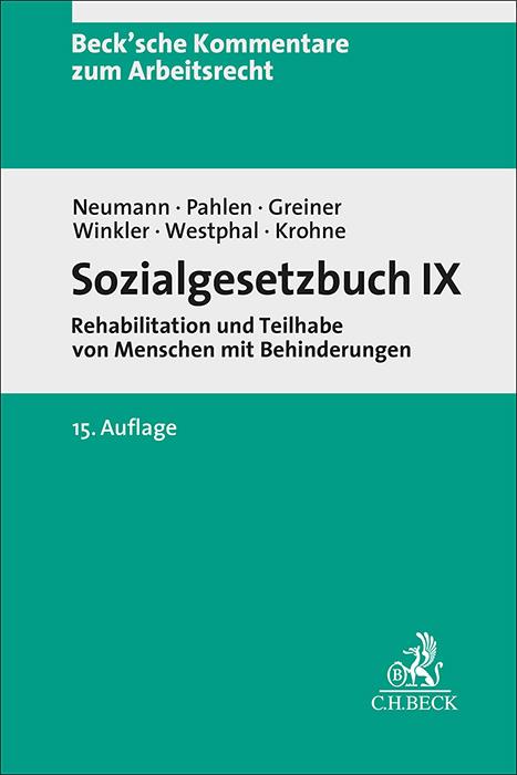 Vorderes Coverbild Sozialgesetzbuch IX