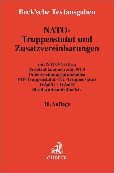 Vorderes Coverbild NATO-Truppenstatut und Zusatzvereinbarungen