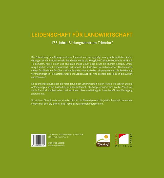 Rückseitencover Leidenschaft für Landwirtschaft