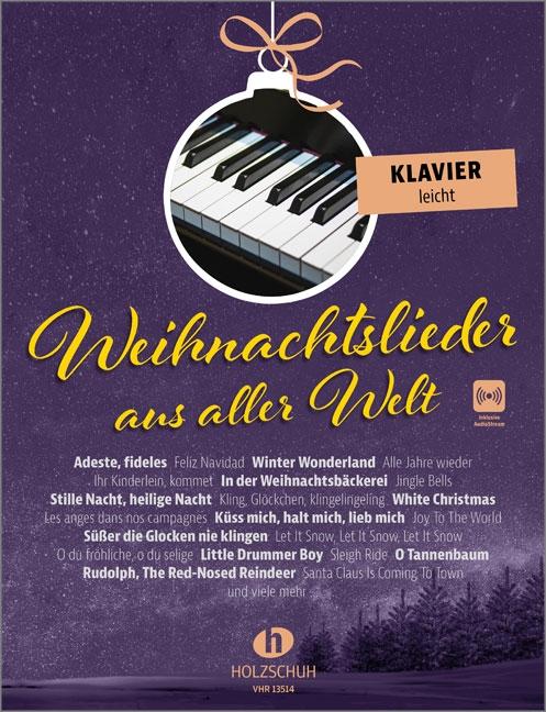 Vorderes Coverbild Weihnachtslieder aus aller Welt - Klavier leicht