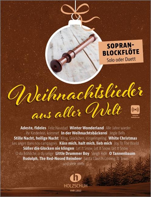 Vorderes Coverbild Weihnachtslieder aus aller Welt - Sopranblockflöte