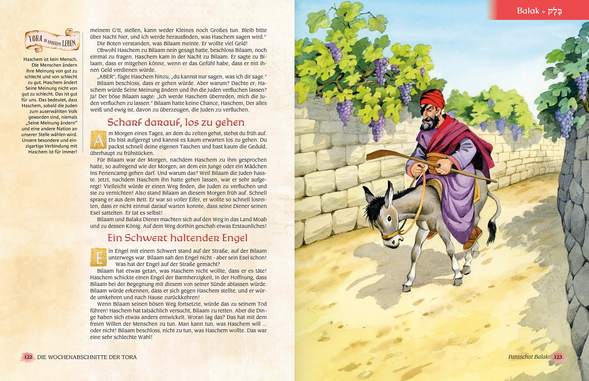 Beispielinhalt (Bild) Die Wochenabschnitte der Tora. Gesamtausgabe in 5 Bänden