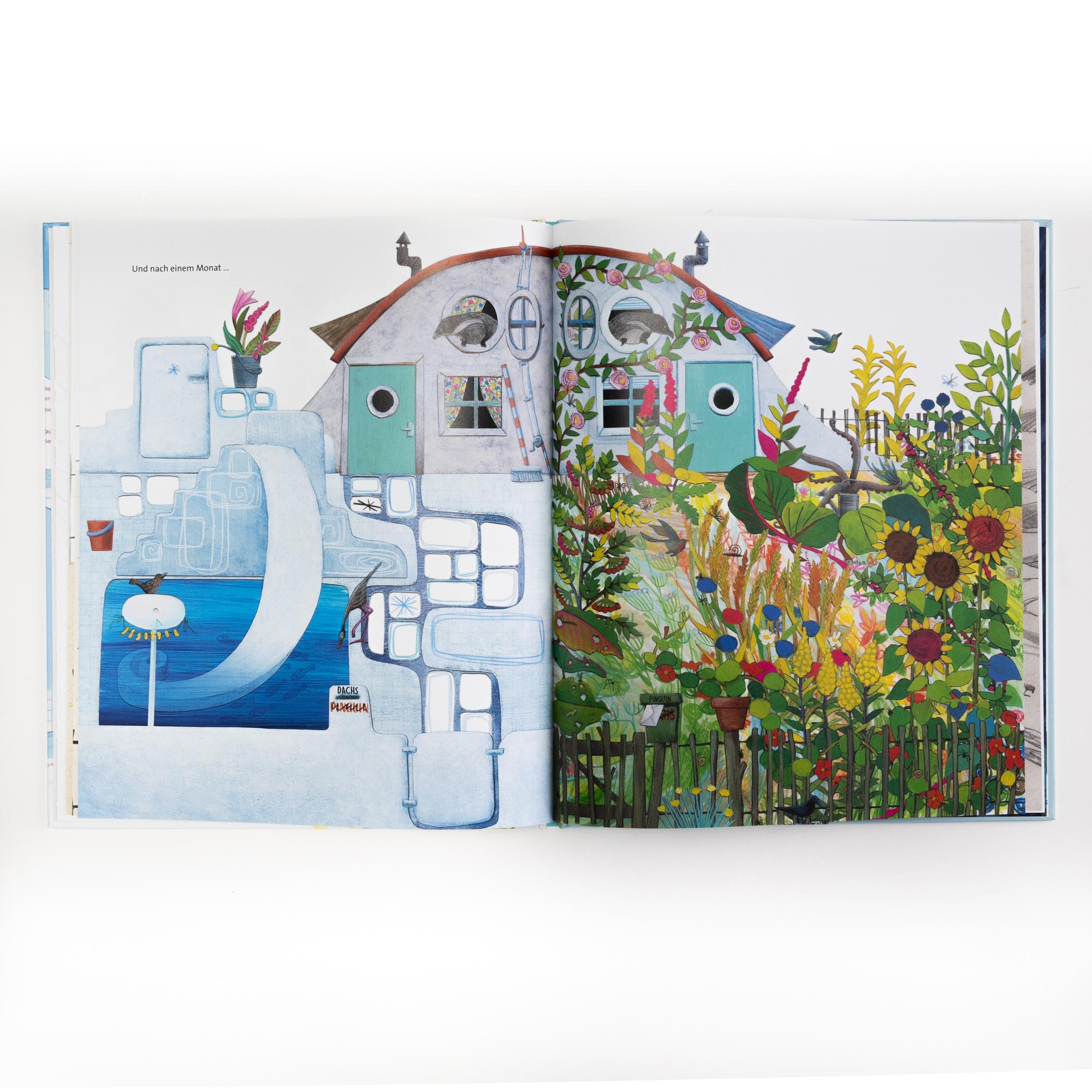 Beispielinhalt (Bild) Frau Dachs & Herr Pinguin