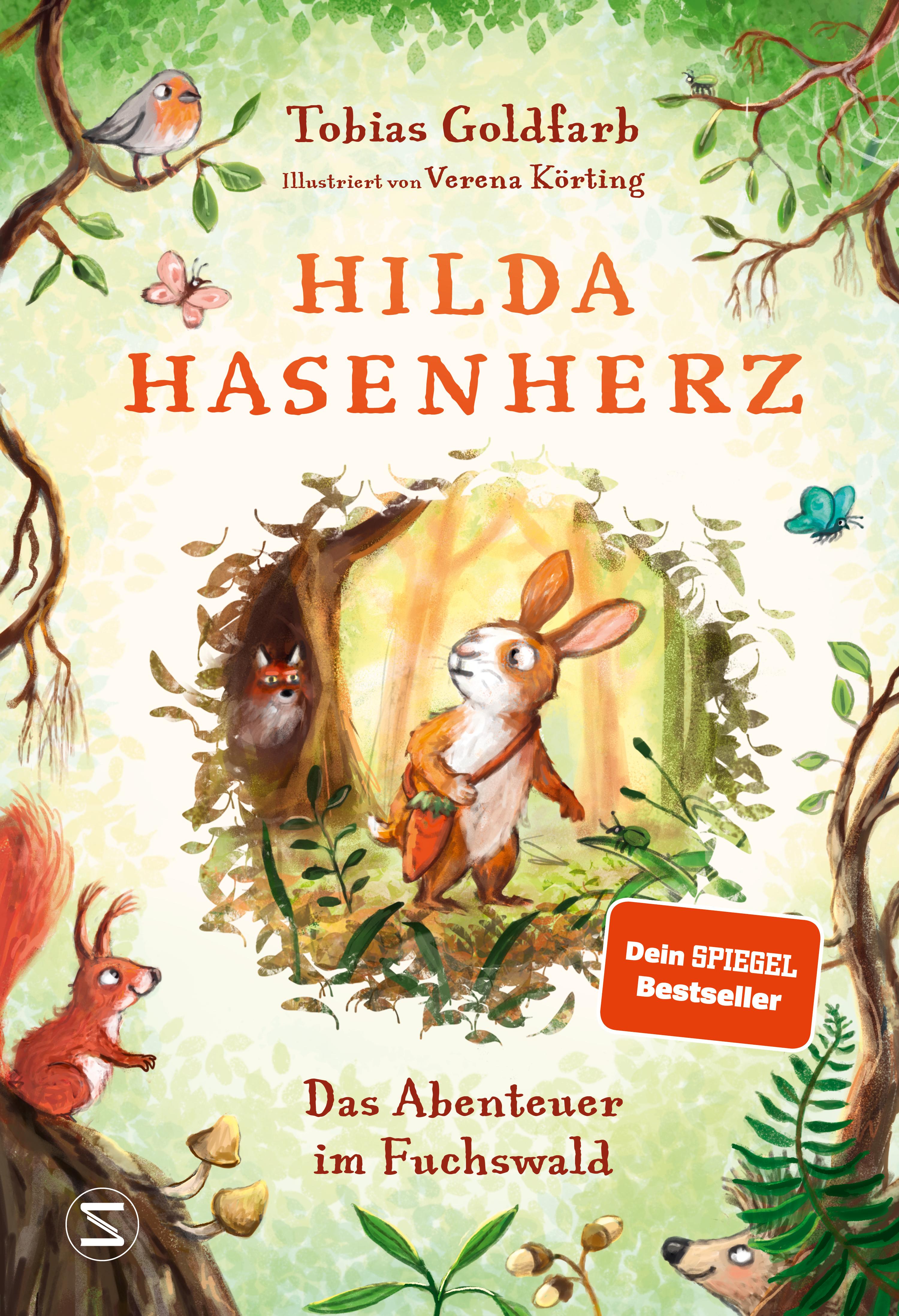 Vorderes Coverbild Hilda Hasenherz. Das Abenteuer im Fuchswald