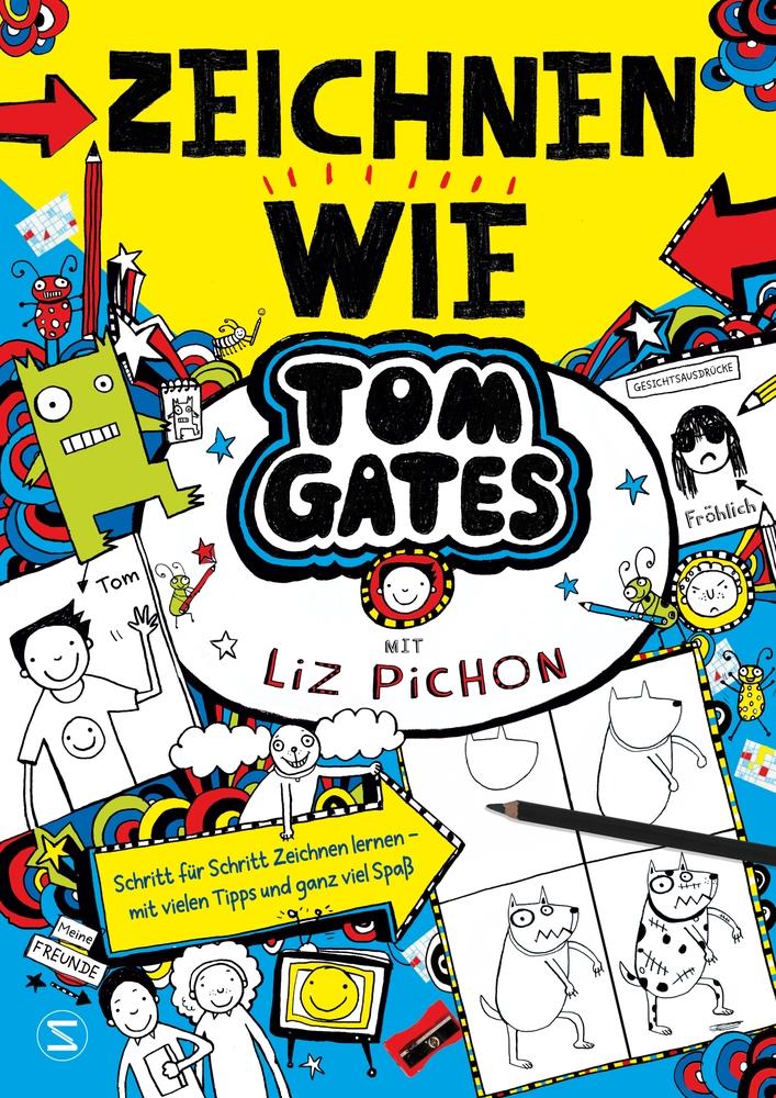 Vorderes Coverbild Tom Gates - Zeichnen wie Tom Gates