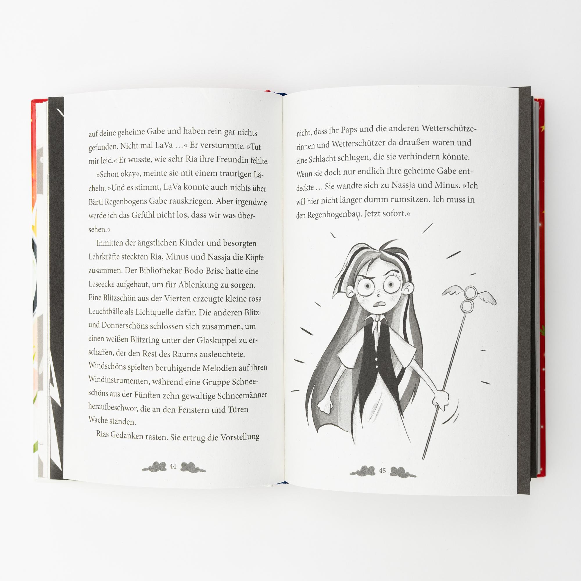 Beispielinhalt (Bild) Ria Regenbogen und die Sturmkönigin (Band 3)