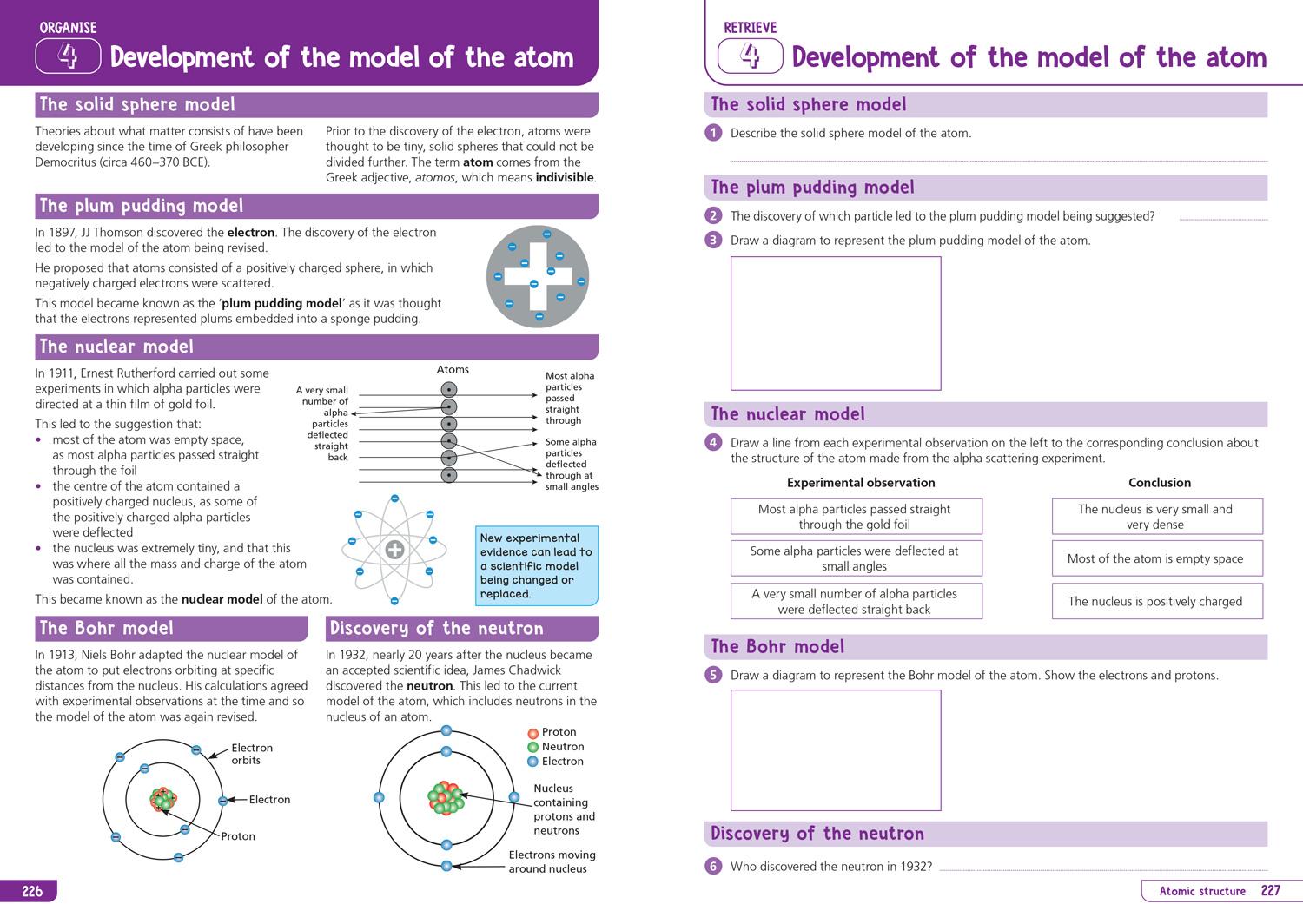 Beispielinhalt (Bild) Collins GCSE Science 9-1: Aqa GCSE 9-1 Combined Science Trilogy Foundation