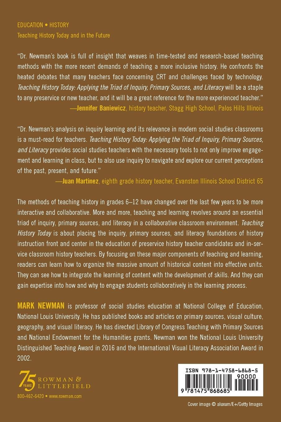 Rückseitencover Teaching History Today