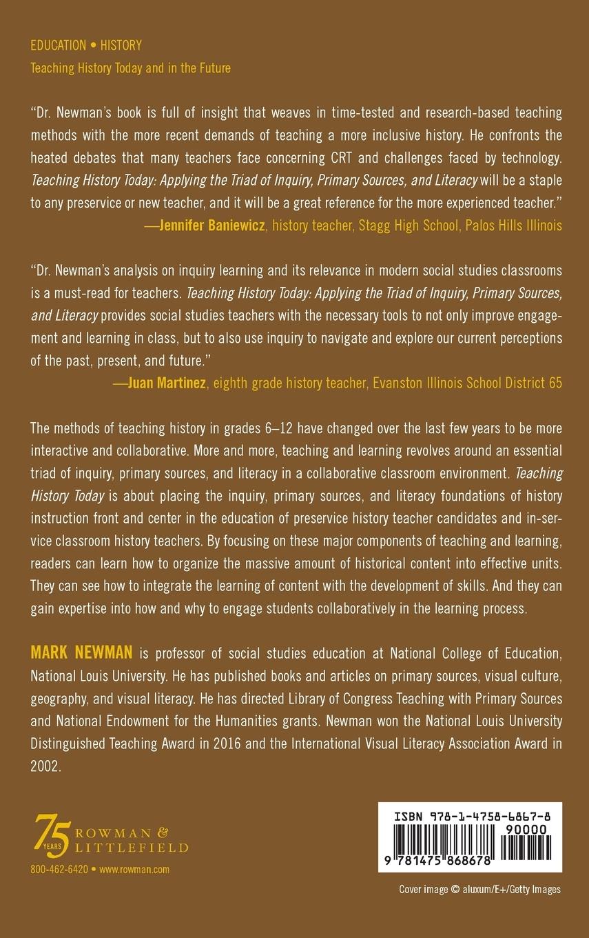 Rückseitencover Teaching History Today