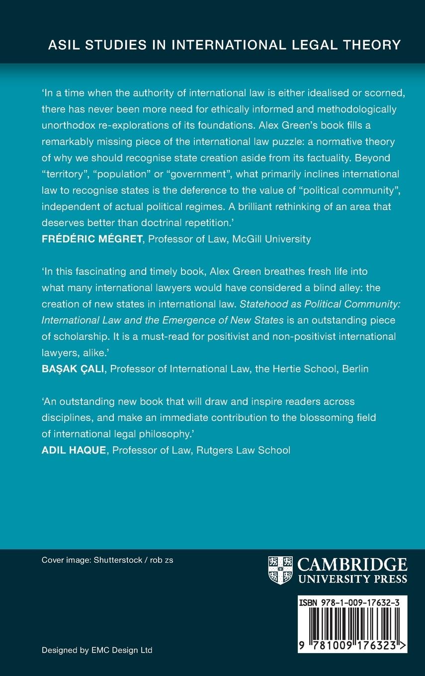 Rückseitencover Statehood as Political Community