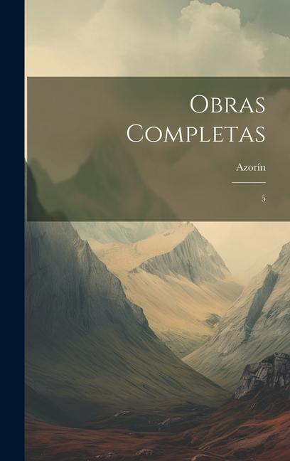 Vorderes Coverbild Obras completas: 5