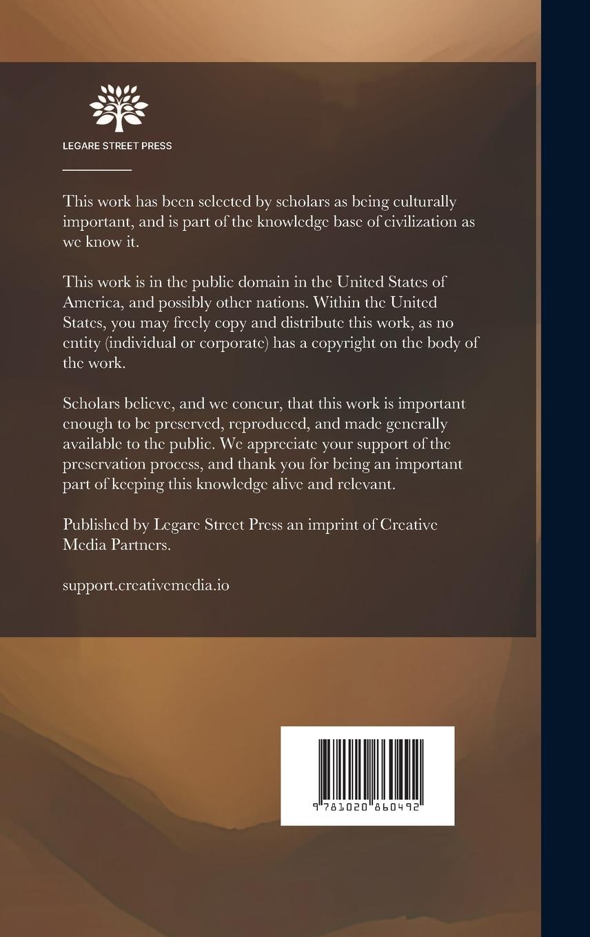 Rückseitencover The Churches of Mattatuck: A Record of Bi-centennial Celebration at Waterbury, Connecticut, Novermbe