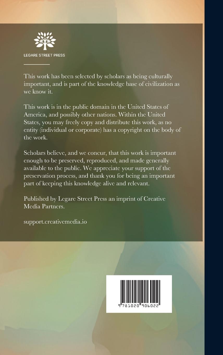 Rückseitencover An Arithmetical Theory of Certain Numerical Functions