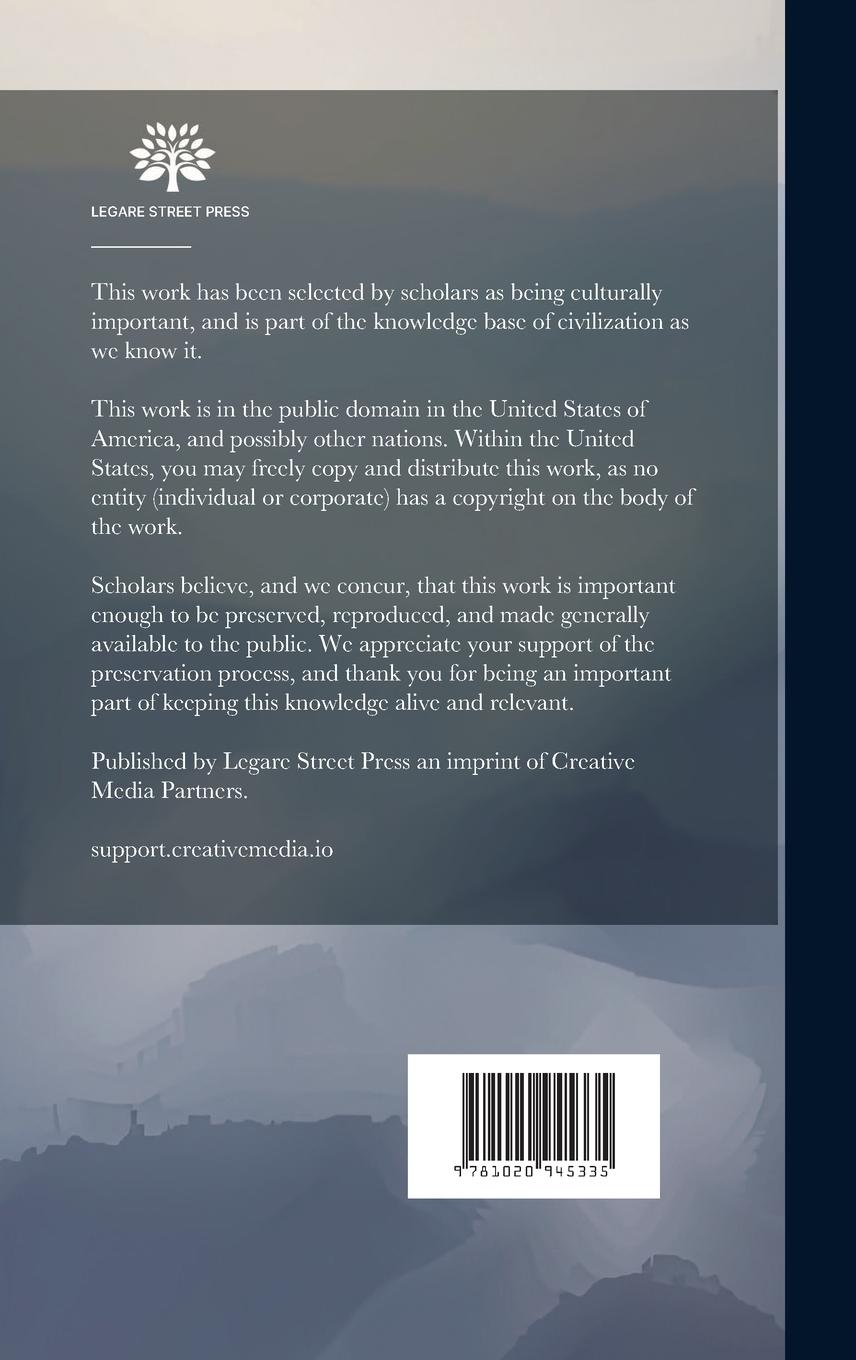Rückseitencover North Shore Railway: Mr. Sandford Fleming's Report on the Subject Referred to him by the North Shore Railway Company With Reference to the