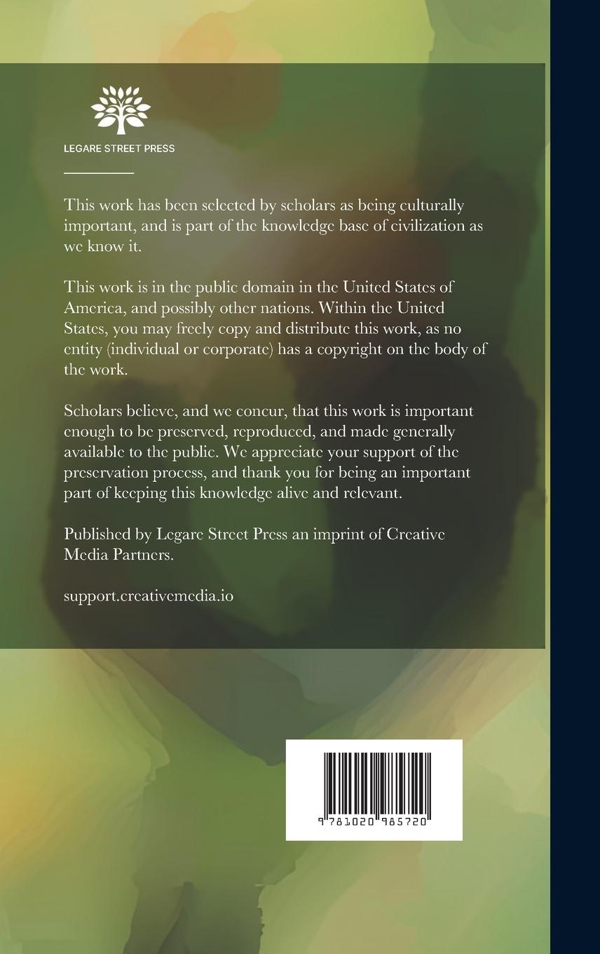 Rückseitencover The Sick Monkey, A Fable