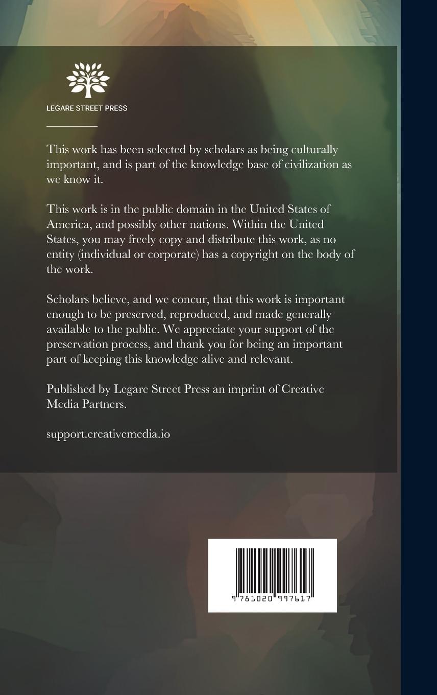Rückseitencover Condition In Philippine Islands. Report Of The Special Mission To The Philippine Islands To The Secretary Of War