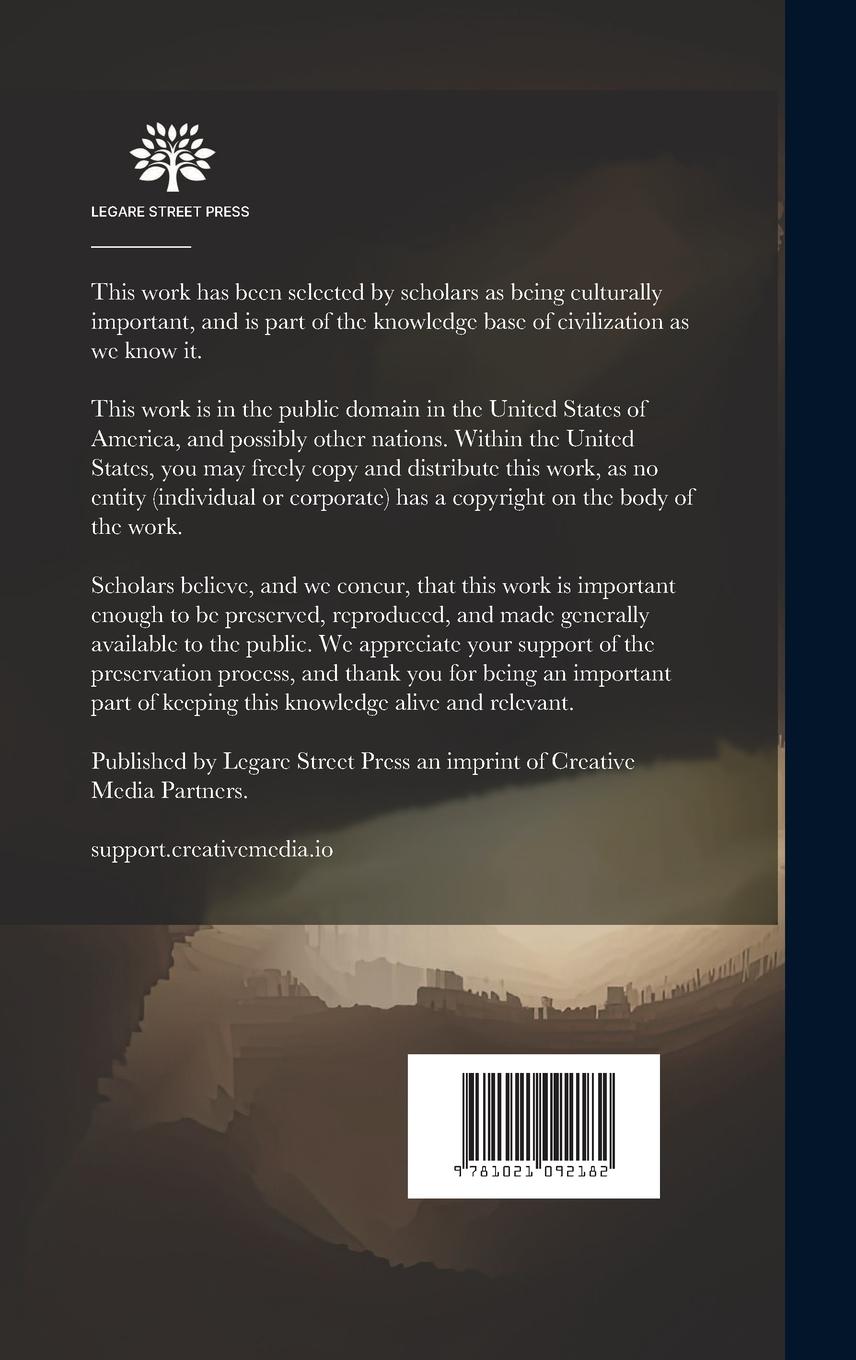Rückseitencover Mark Hanna his Book