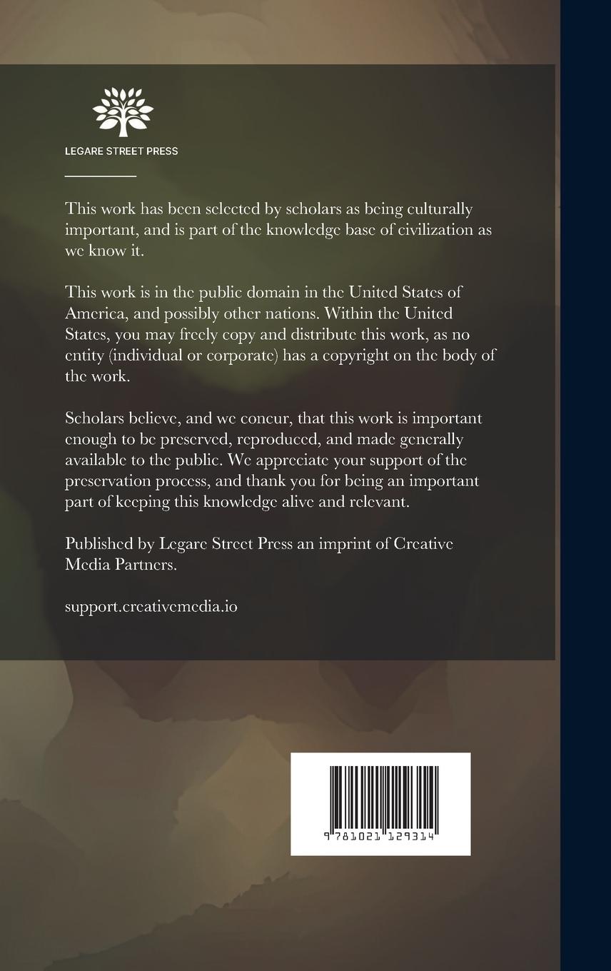 Rückseitencover The Butterflies of India, Burmah and Ceylon. A Descriptive Handbook of all the Known Species of Rhopalocerous Lepidoptera Inhabiting That Region, With