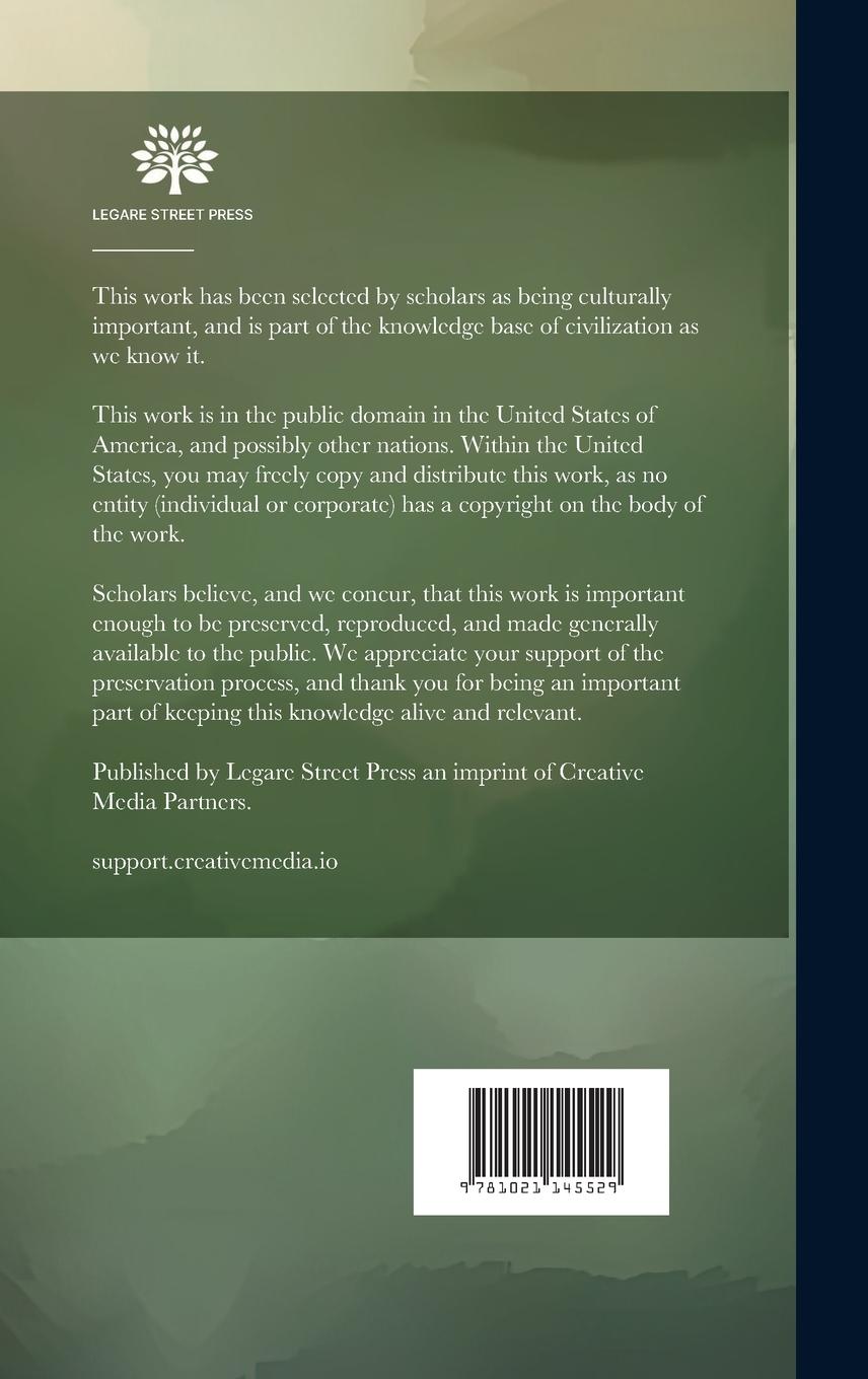 Rückseitencover New Species and Varieties of Foraminifera From the Philippines and Adjacent Waters