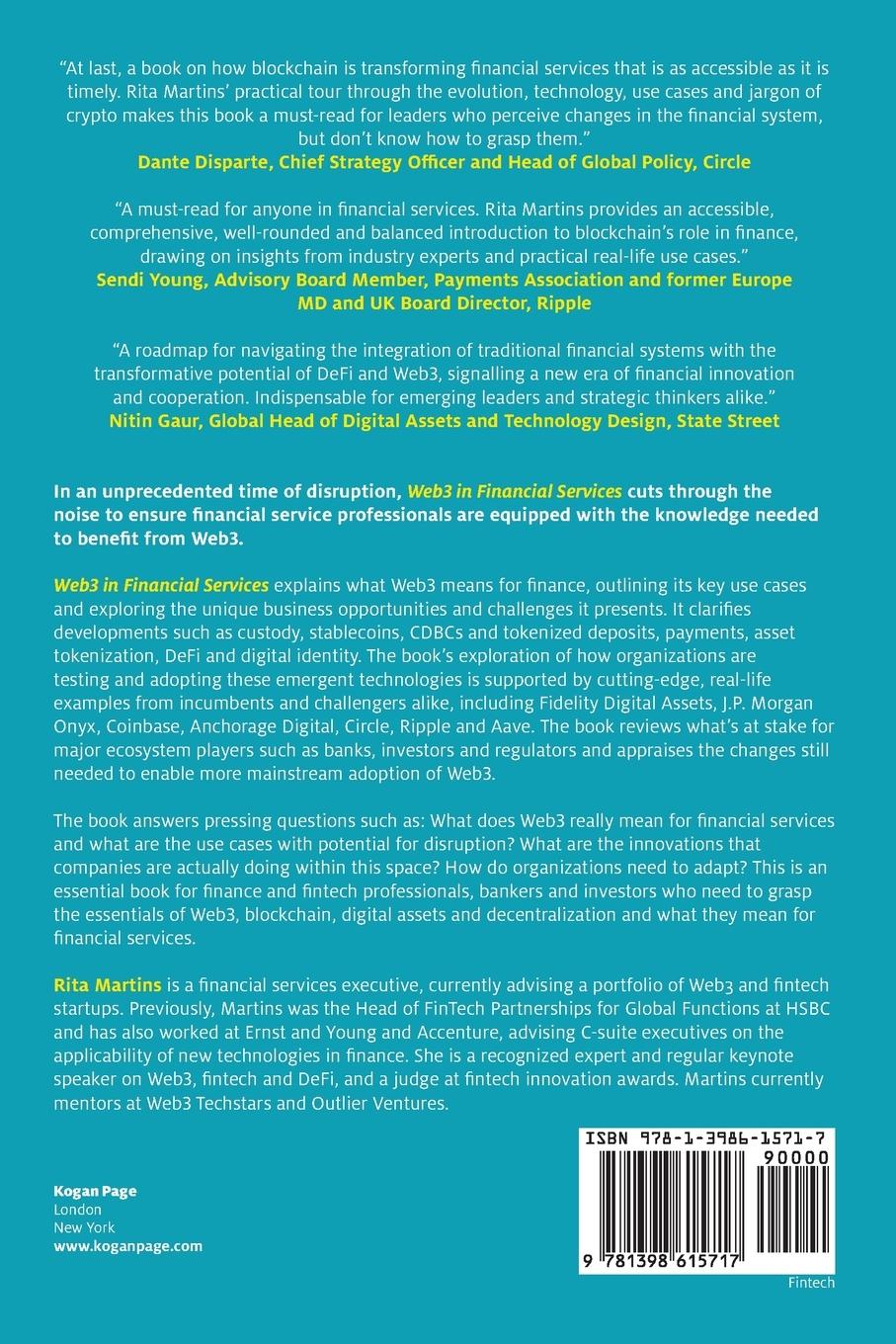 Rückseitencover Web3 in Financial Services