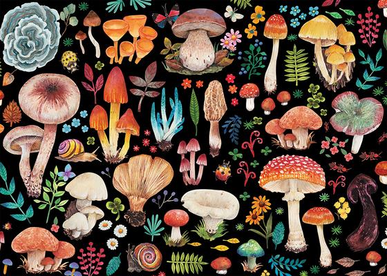Vorderes Coverbild Mushrooms 1000-Piece Jigsaw Puzzle