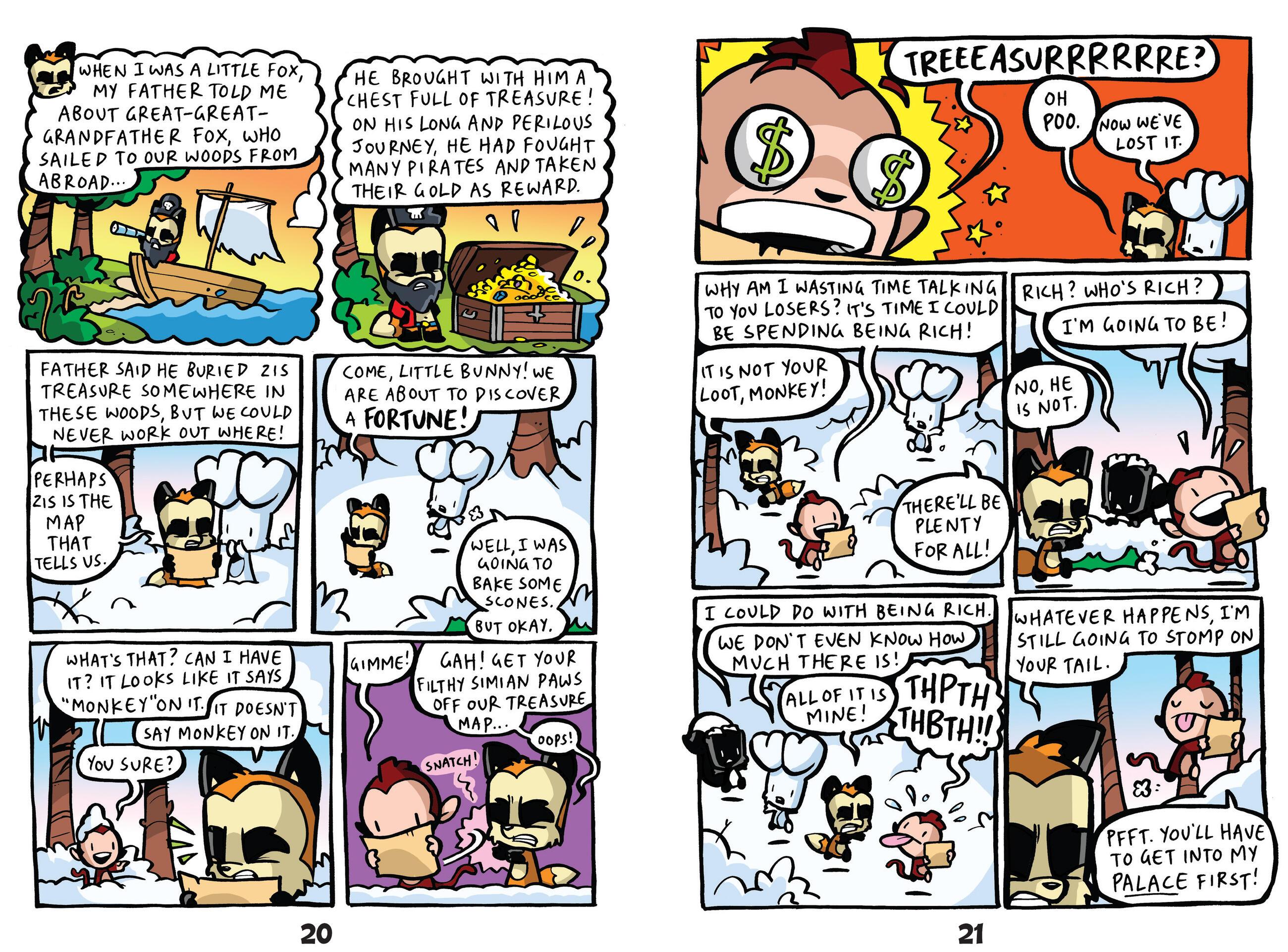 Beispielinhalt (Bild) Bunny vs. Monkey and the Human Invasion