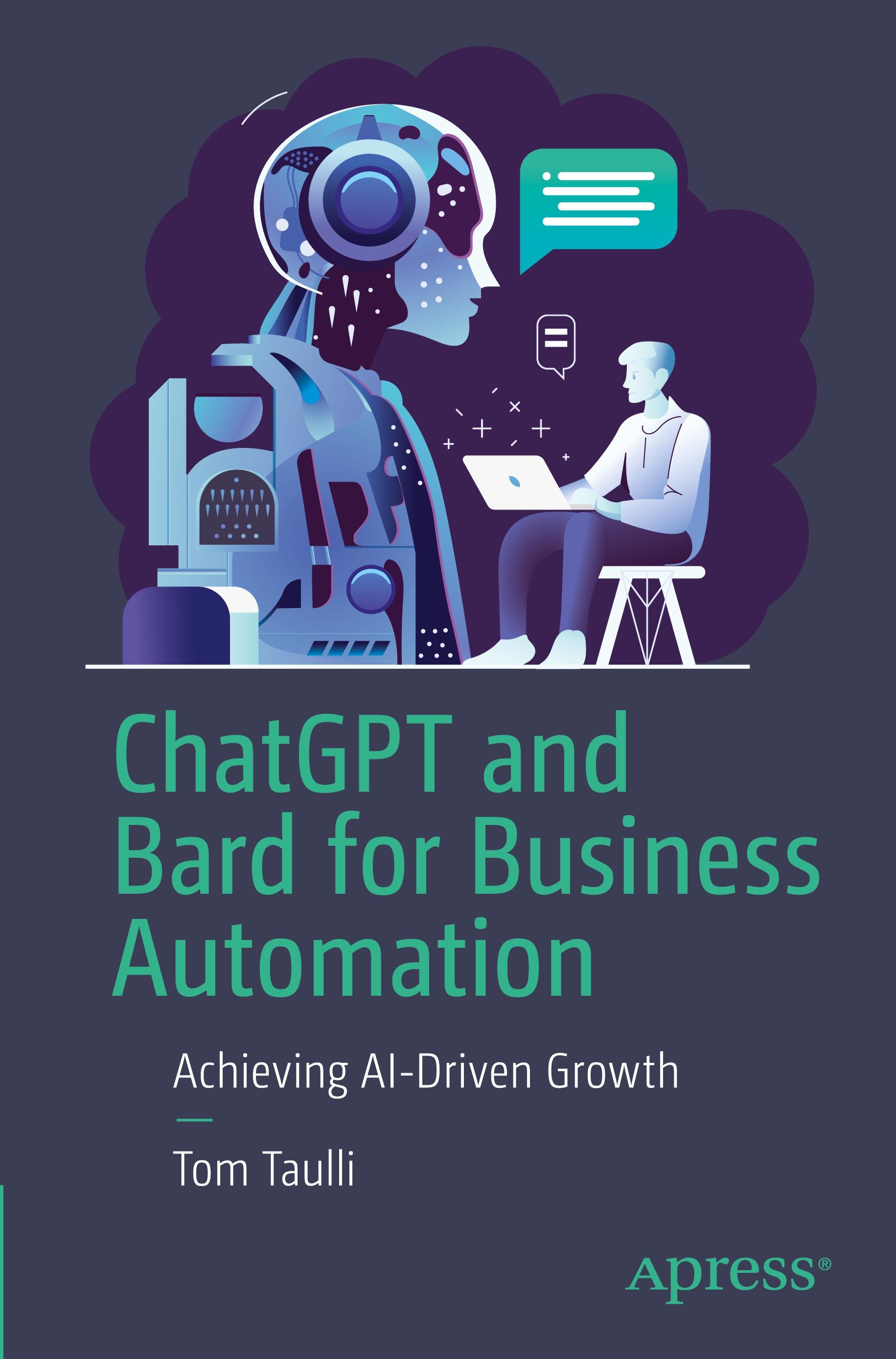 Vorderes Coverbild ChatGPT and Bard for Business Automation