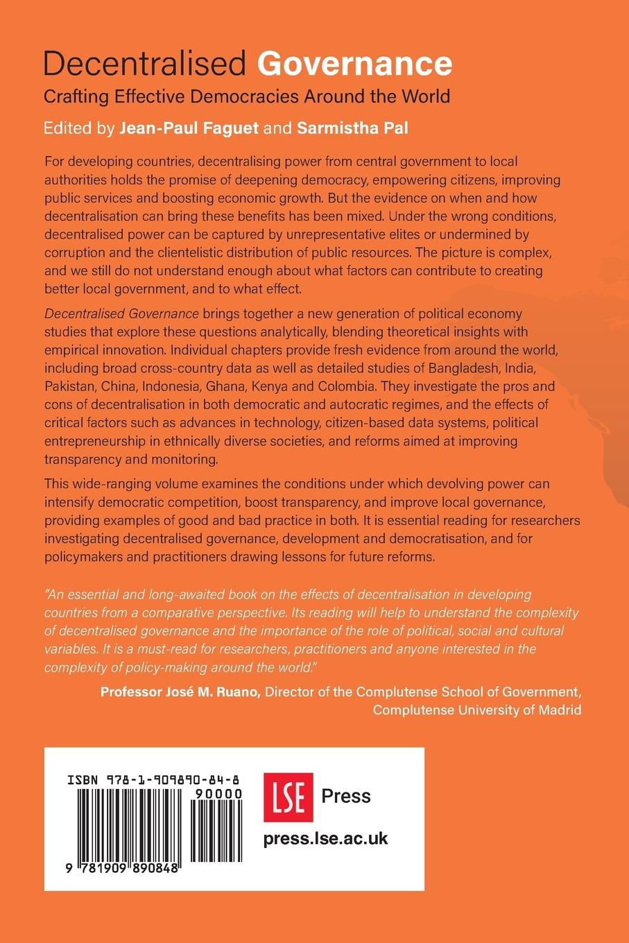 Rückseitencover Decentralised Governance