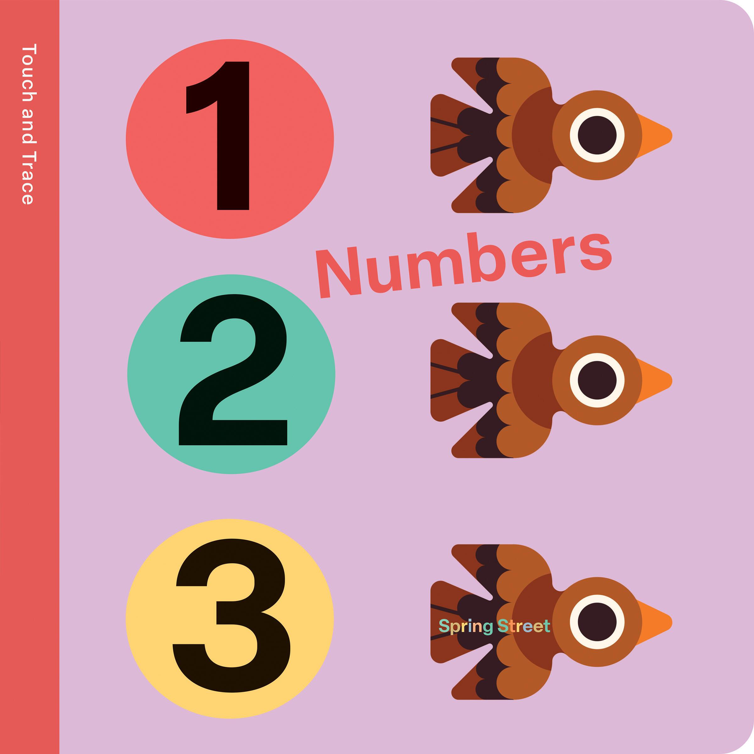 Vorderes Coverbild Spring Street Touch and Trace: Numbers
