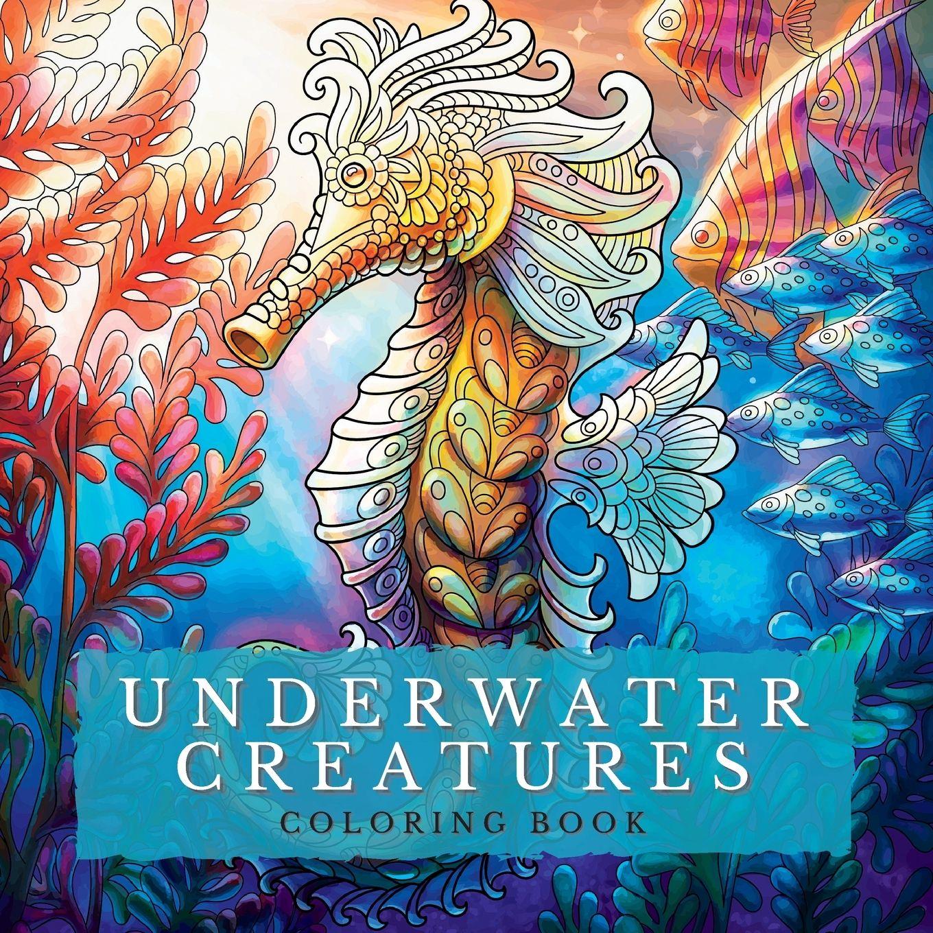Vorderes Coverbild Underwater Creatures Coloring Book