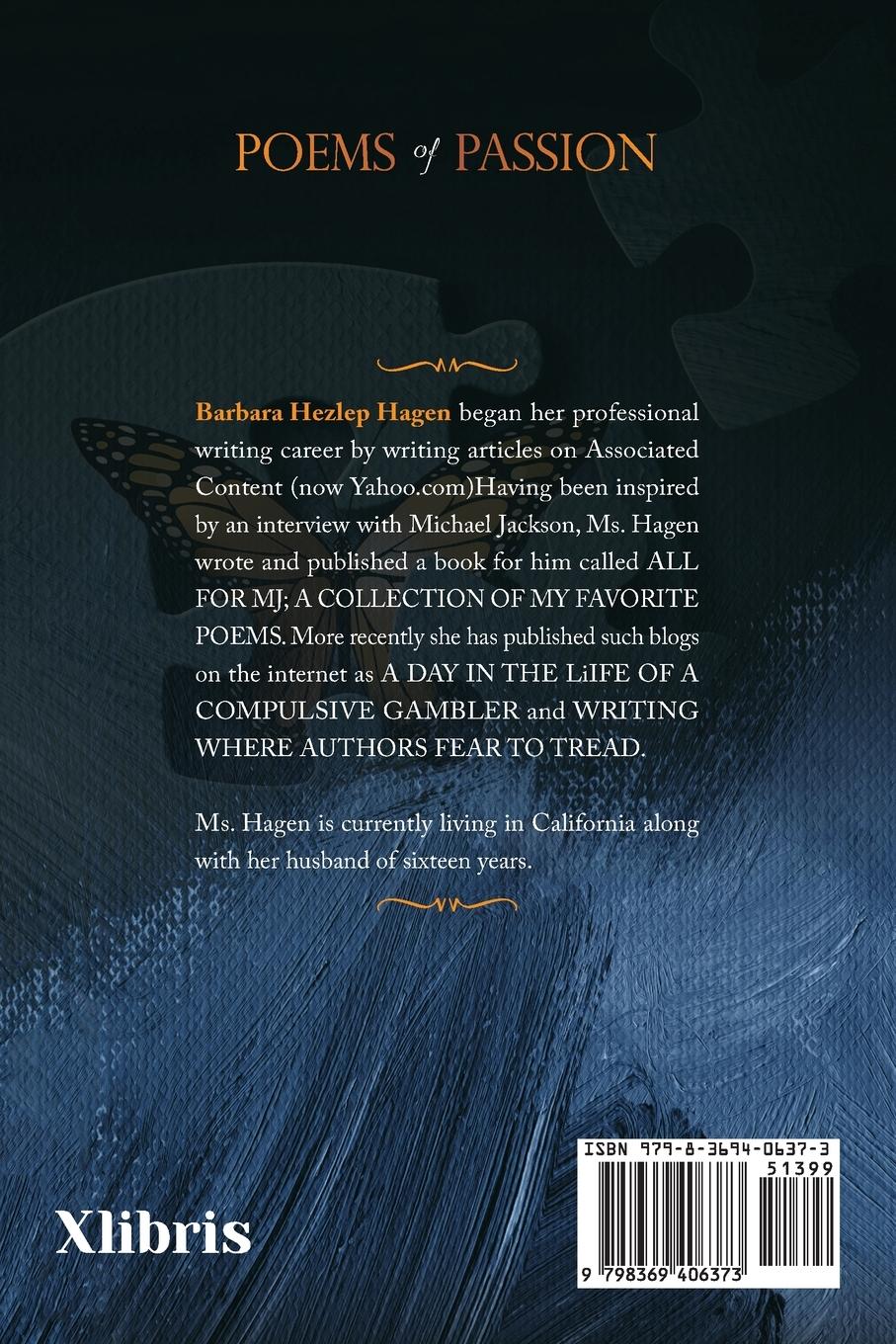 Rückseitencover POEMS of PASSION