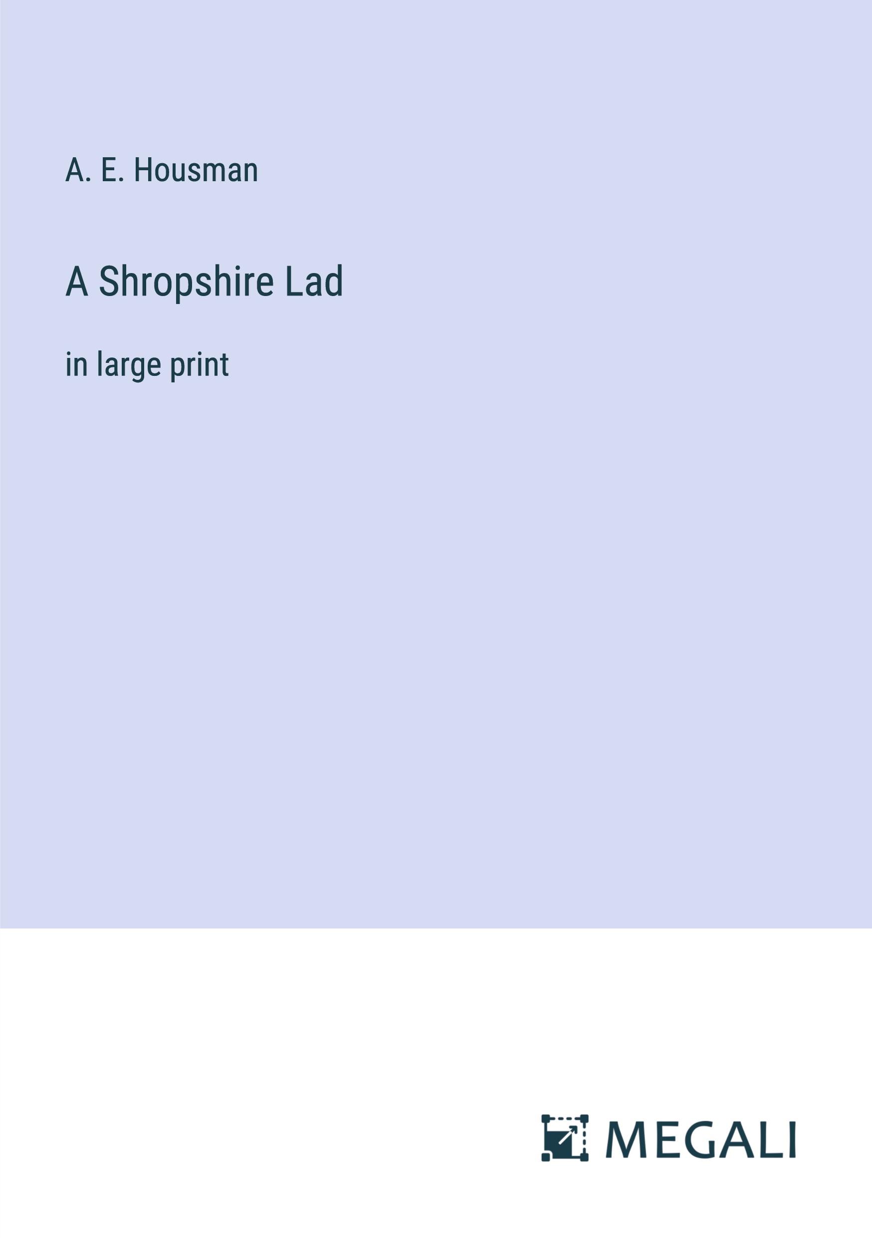 Vorderes Coverbild A Shropshire Lad