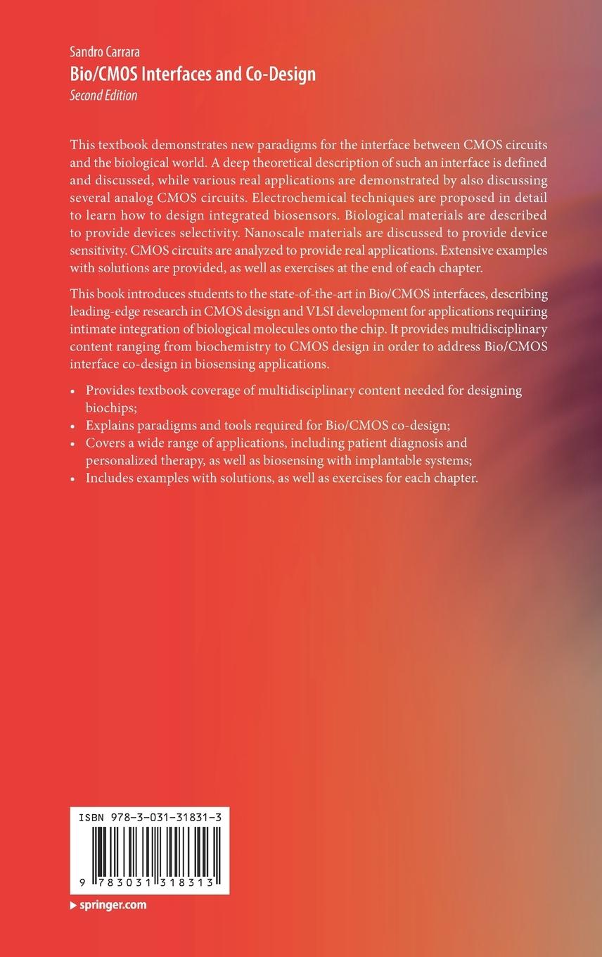 Rückseitencover Bio/CMOS Interfaces and Co-Design