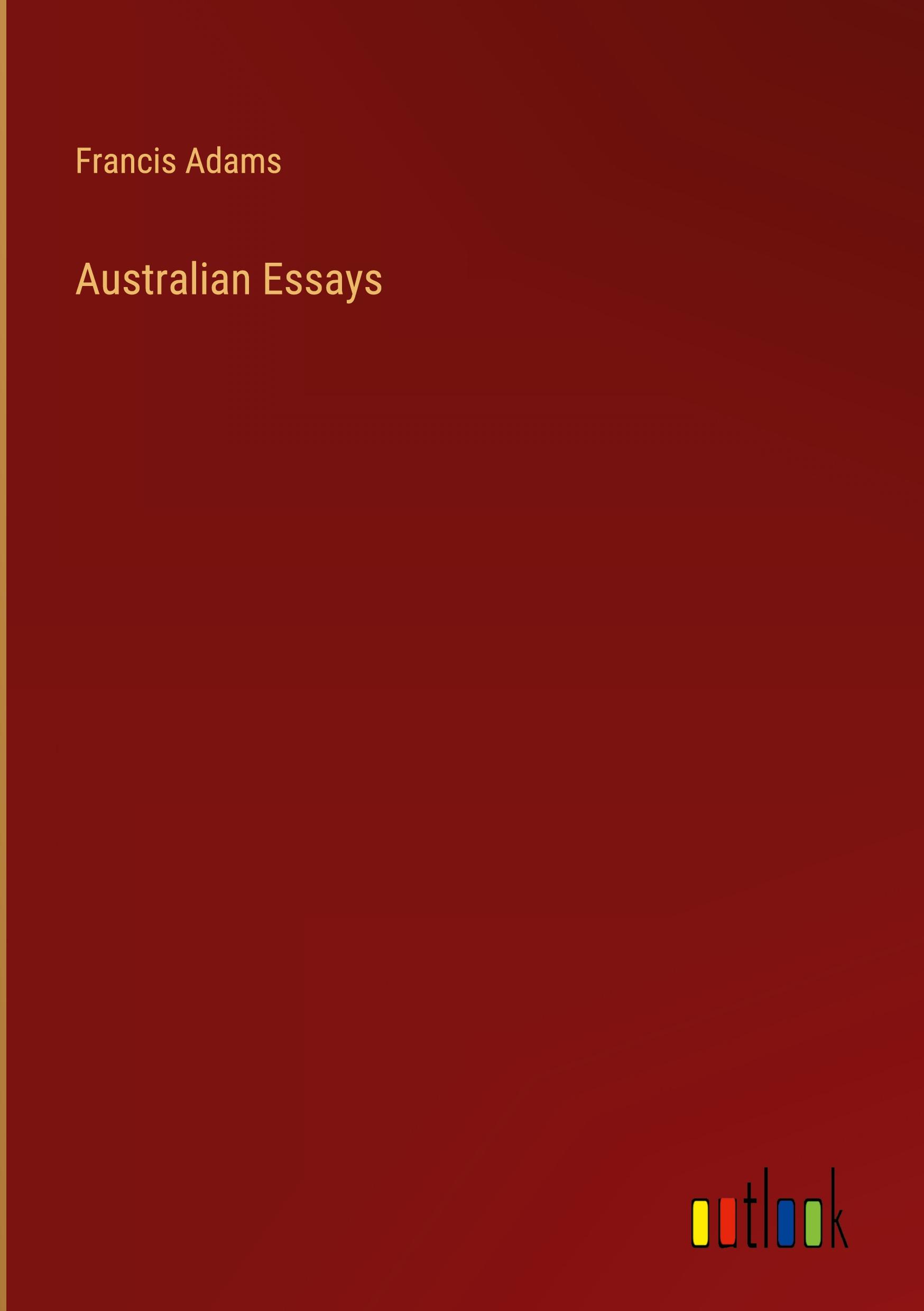 Vorderes Coverbild Australian Essays