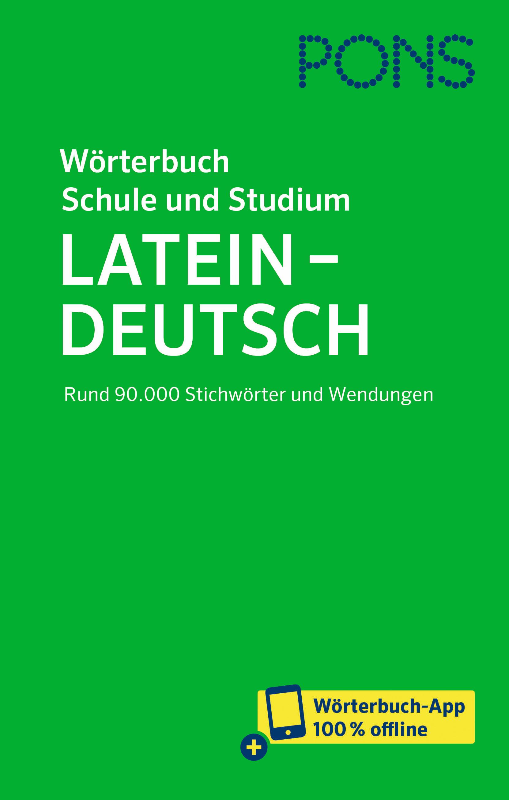 Vorderes Coverbild PONS Wörterbuch für Schule und Studium Latein