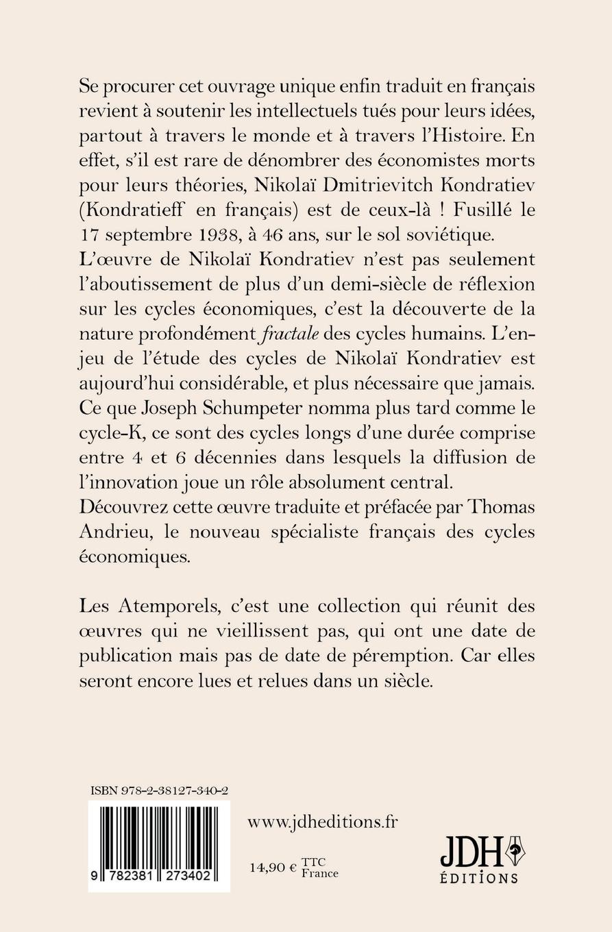 Rückseitencover Les cycles longs de l'économie
