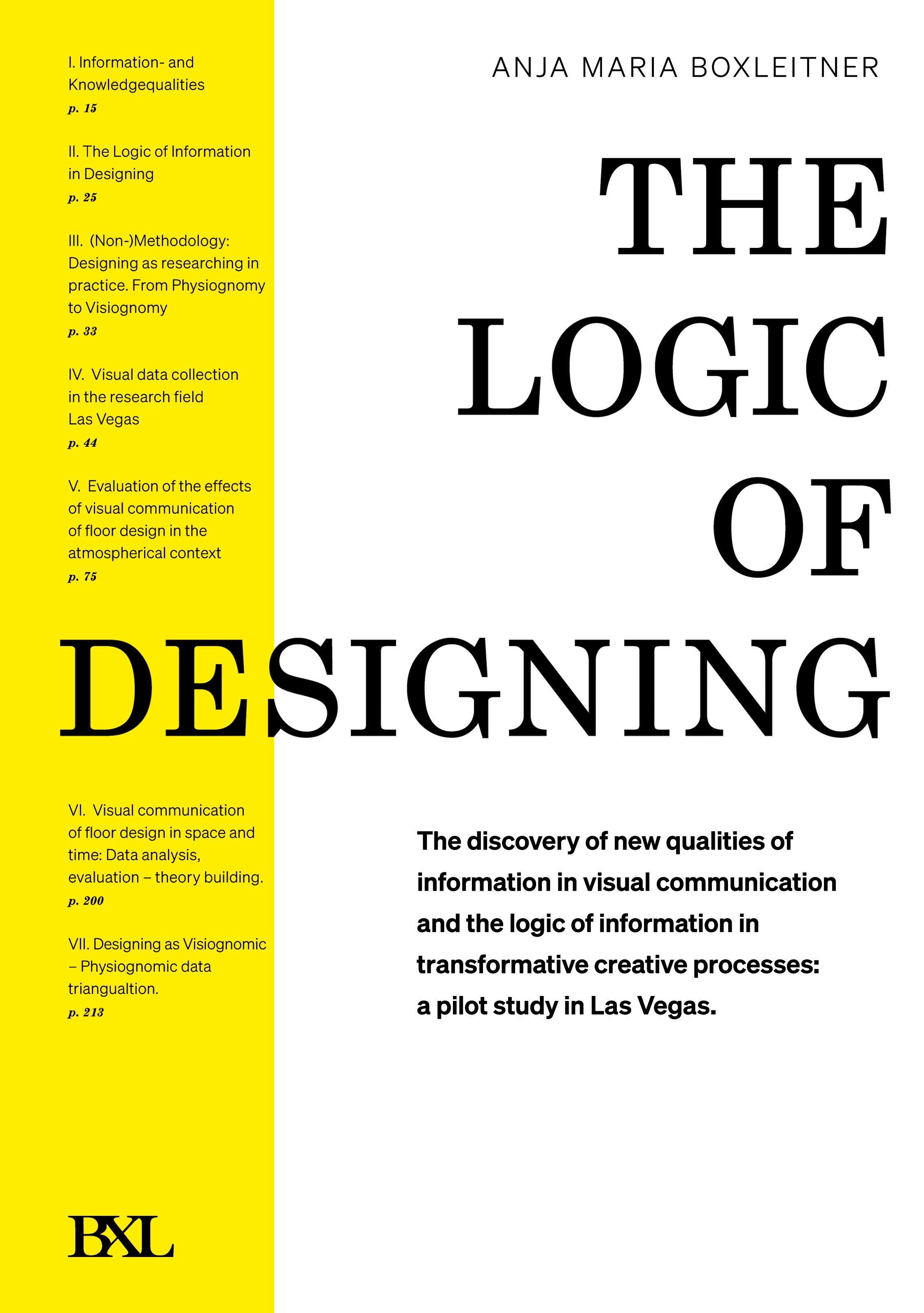 Vorderes Coverbild The Logic of Designing