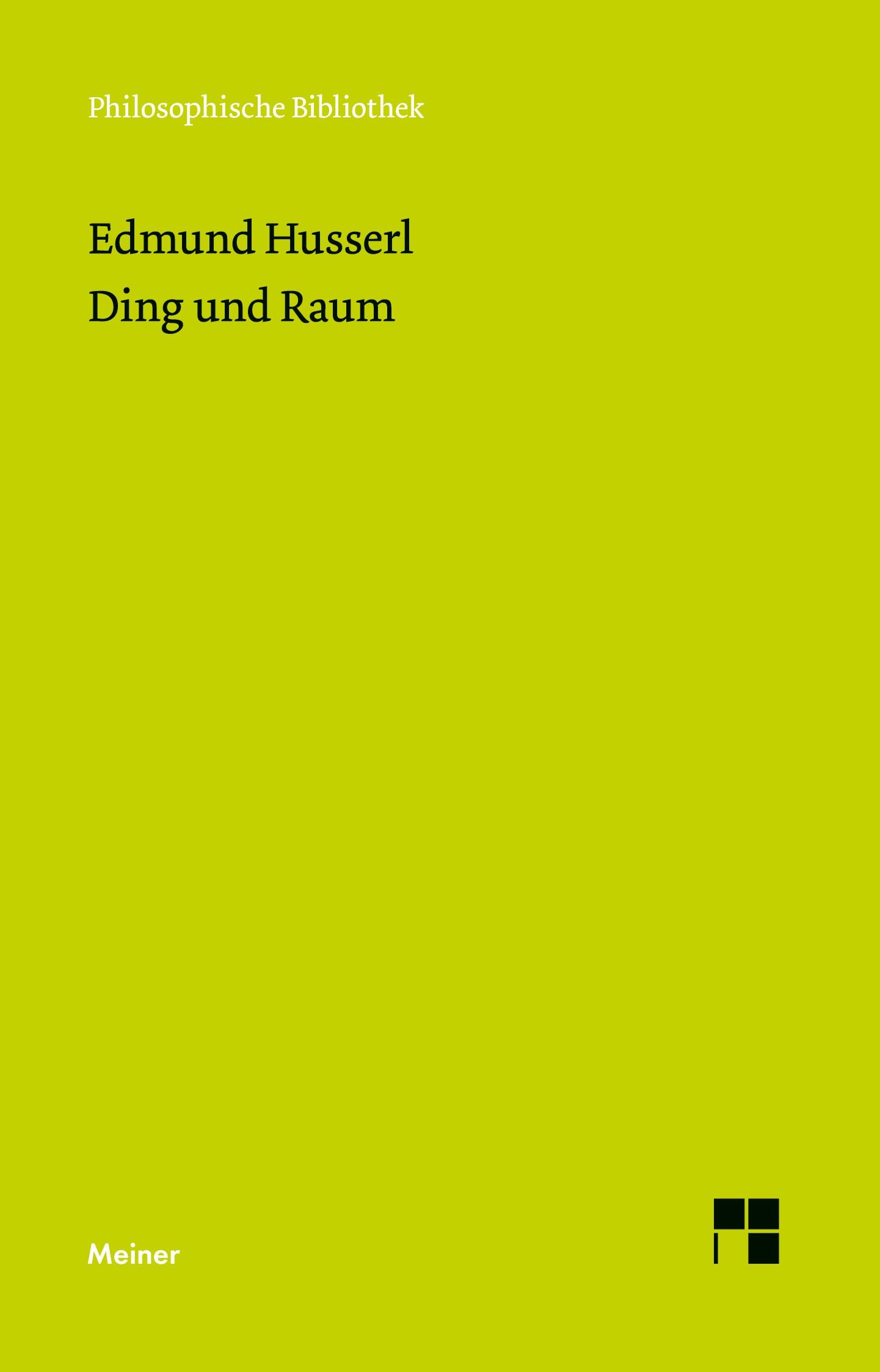 Vorderes Coverbild Ding und Raum