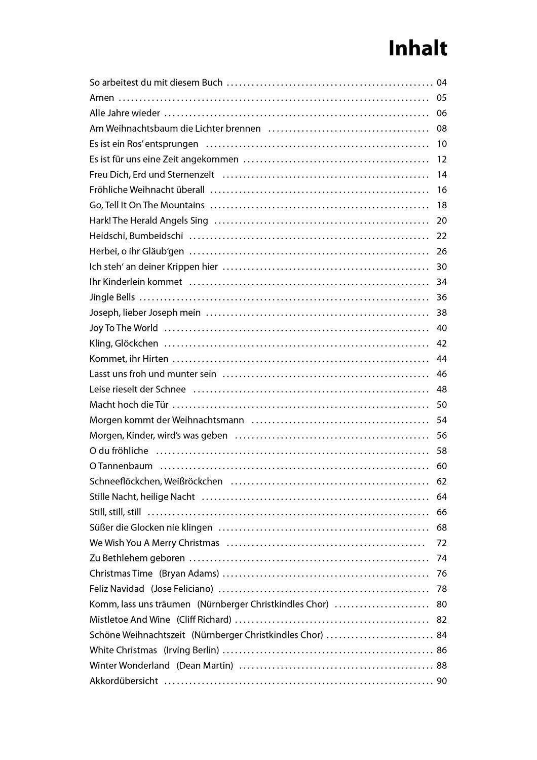 Beispielinhalt (Bild) Let's Play Guitar Christmas