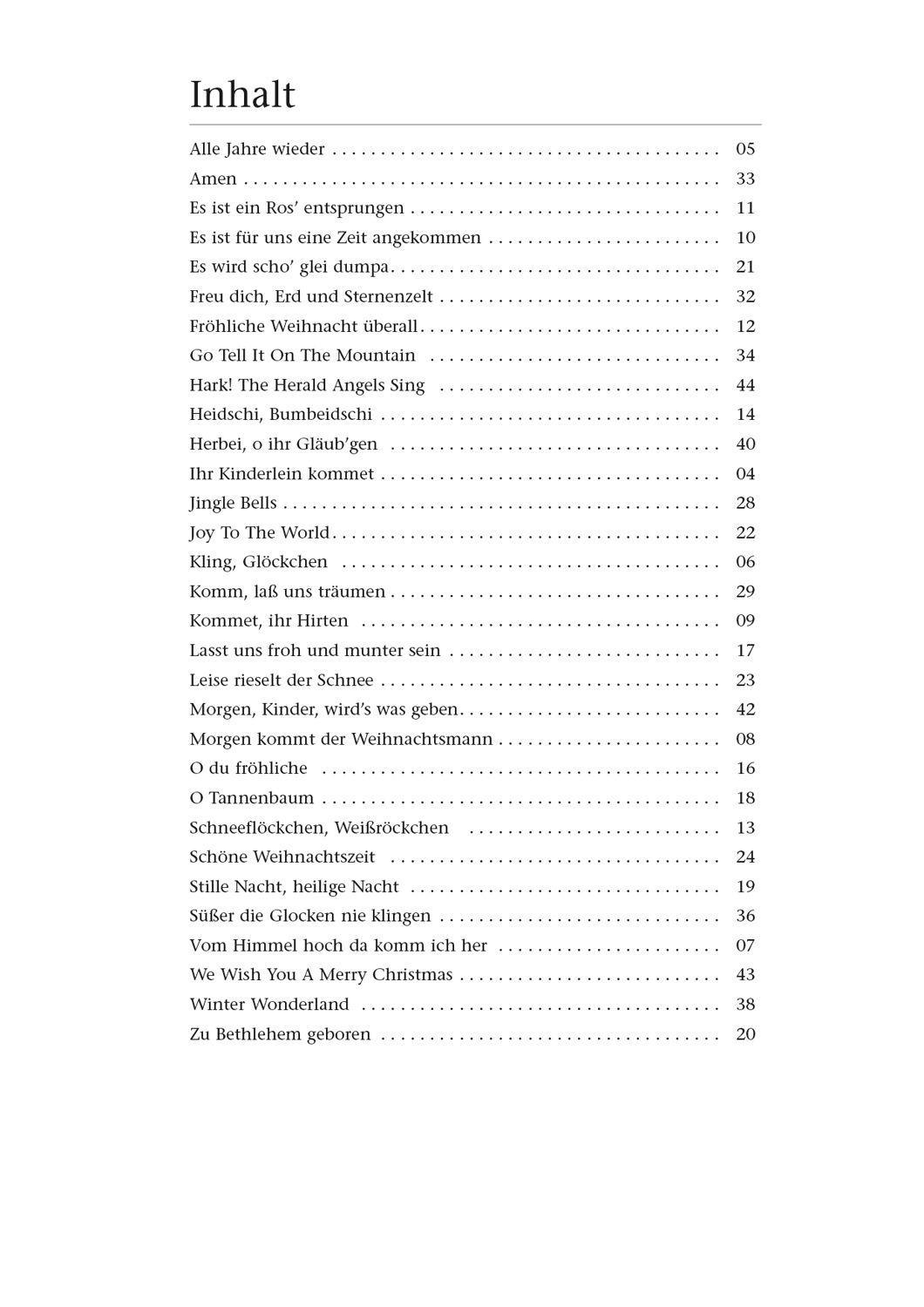 Beispielinhalt (Bild) Merry Christmas für Akkordeon